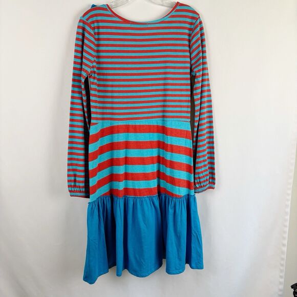 Womens Jelly the Pug, Mommy and Me Rosetta Dress Red Stripe Size Med. Style 972 - Picture 2 of 7